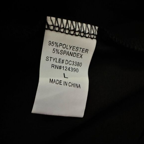 Black Silver Studded Geometric Bodycon Dress Sleeveless Size Large - Picture 3 of 3